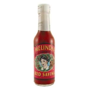 Melindas Red Savina Habanero Sauce 5 Grocery & Gourmet Food