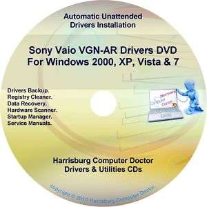 Sony Vaio VGN AR Drivers Restore Recovery CD/DVD  