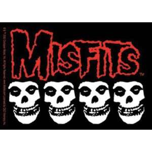  Misfits   Four Skulls   Sticker / Decal Automotive