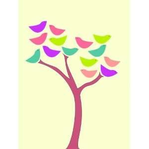    Removable Wall Decals  Tree with color Leaves