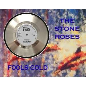 The Stone Roses Fools Gold Framed Silver Record A3 