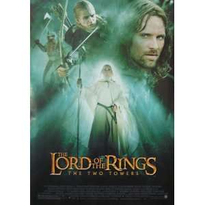    Lord of the Rings The Two Towers Movie Poster
