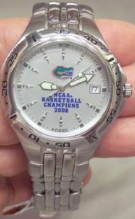 Florida Gators Fossil National Champions Watch 698616049355  
