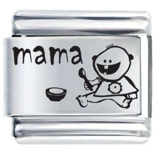 Cute Baby Saying Mama Italian Charms Pugster Jewelry