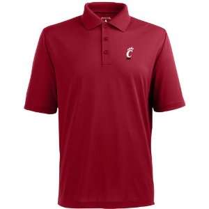  Cincinnati Pique Xtra Lite Polo Shirt (Team Color): Sports 