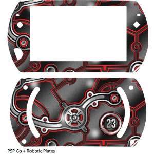  Robotic Plates Design Protective Skin for Sony PSP Go 