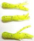 50 Crappie Tube Jig Bodies 1.5 inch Chart Pepper LH52