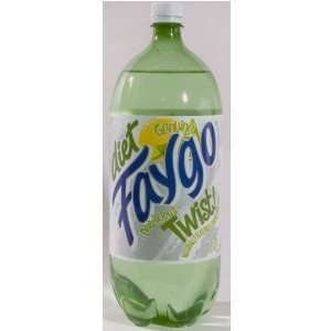 Faygo DIET Lemon Lime Twist Soda, 2 Liter Bottle:  Grocery 