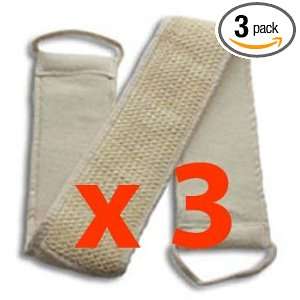   Sisal / Terry Back Strap Massager (Set of 3)