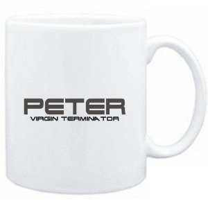  Mug White  Peter virgin terminator  Male Names Sports 