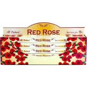 Tulasi Incense Red Rose 8 Stick Square Pack
