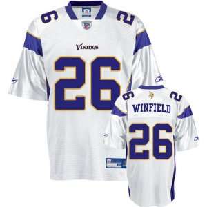 Antoine Winfield Jersey: Reebok White Replica #26 Minnesota Vikings 