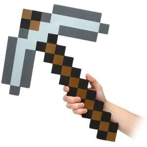 MINECRAFT PICKAXE FOAM OFFICIAL LICENCED GAME NEW PICK AXE  