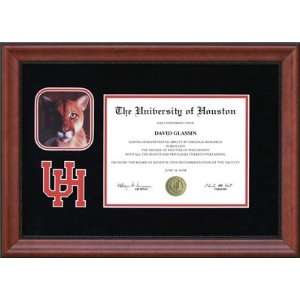  UH Diploma Frame with Suede Mat, Shasta, & Bevel Cut UH 