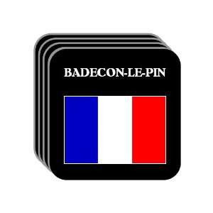  France   BADECON LE PIN Set of 4 Mini Mousepad Coasters 