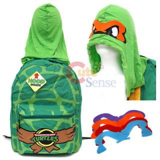 Ninja Turtles Shell Backpack TMNT Hood Bag 4