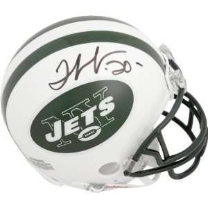  Thomas Jones New York Jets Autographed Mini Helmet: Sports 