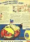 1940/50s *HELLMANNS MAYONNAISE* AD *COLORFUL SALAD*