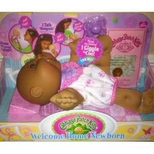   Home Cabbage Patch Newborn Bald Girl African American: Toys & Games