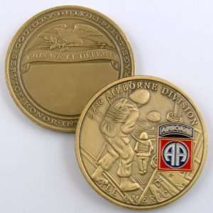    82ND AIR BORNE DIVISION US CHALLENGE COIN V025 