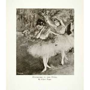   Ballet Dance Costume Art   Original Halftone Print