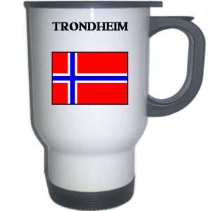  Norway   TRONDHEIM White Stainless Steel Mug Everything 