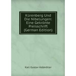   ¶nte Preisschrift (German Edition) Karl Gustav VollmÃ¶ller Books