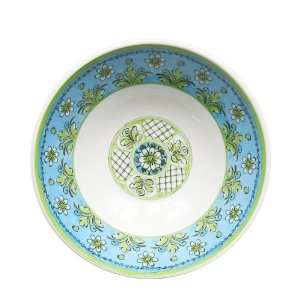    Le Cadeaux Salad Serving Bowl in Benidorm Blue: Kitchen & Dining
