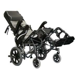 Karman Healthcare VIP 515 TP 18 Foldable Tilt in Space, Diamond Black 