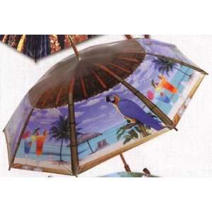  Fine Art Rain or Sun Umbrella  Tropical Island Dreams 