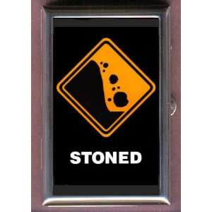 STONED FUNNY ROAD SIGN PARODY Coin, Mint or Pill Box: Made
