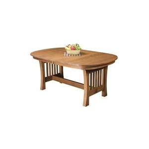  Amish Arts & Crafts Trestle Dining Table