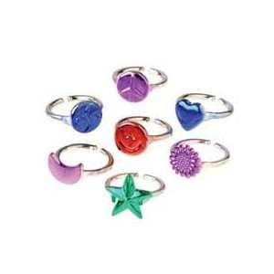  Kid Fun Symbol Rings   144 Pieces