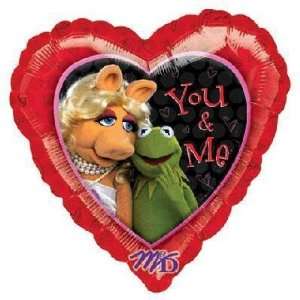    Valentines Balloons   18 Miss Piggy & Kermit Love: Toys & Games