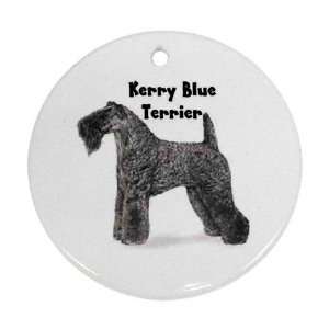  Kerry Blue Terrier Ornament (Round)