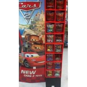  Disney Pixars Cars2 Store Display Car Storage (Cars NOT 