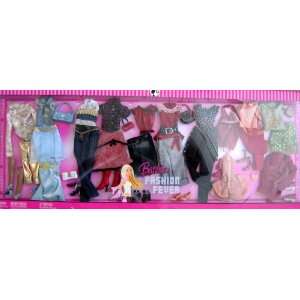  Barbie Fashion Fever 46+ Pieces Clothes + Accessories 