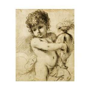  Giovanni Francesco Barbieri   A Putto With A Vase Giclee 