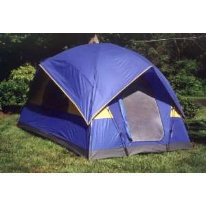 Trek Tents 5 person 8 x 10 Geo Cabin Tent with Double Ridge Navy 