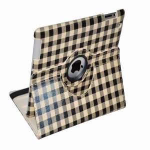 AXIOM iPad 2 360 Degree Rotating Magnetic Leather Case Smart Cover 