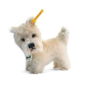  Steiff Treff West Highland Terrier White Plush Puppy: Toys 
