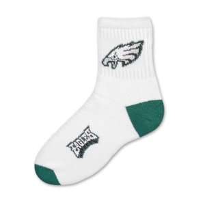   Philadelphia Eagles Youth Green NFL Logo/Name Socks: Sports & Outdoors
