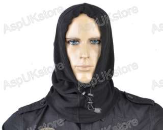 New Tactical Fleece Hood Head Face Neck Protection Black  