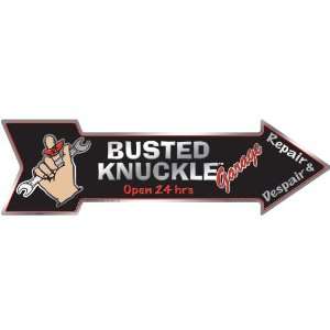  Busted Knuckle Garage BKG SABK Arrow Sign: Automotive