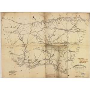  1825 map: Barnwell County South Carolina: Home & Kitchen
