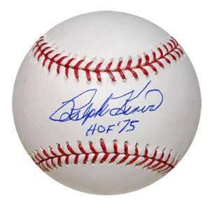 Ralph Kiner Autographed Baseball with HOF 75 Inscription  