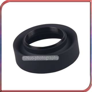 58 mm 58mm 3 Stage Rubber Lens Hood For Canon Nikon  