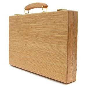 Deluxe Wooden Backgammon Set w/Wood Case NEW!  