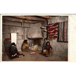   Arizona   An Indian Living Room, Hopi House 1900 1909: Home & Kitchen