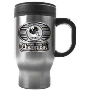   Super Bowl XL Champions Travel Mug 